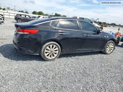 2016 Kia Optima Ex VIN 5XXGU4L38GG061895 фото 3