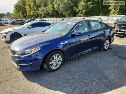 5XXGT4L38GG089571 — 2016 Kia Optima, Подтопление, фото до ремонта