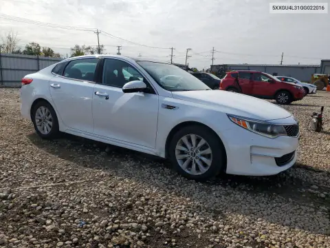 5XXGU4L31GG022016 — 2016 Kia Optima, фото 4 с аукциона Copart, Мелкие вмятины и царапины