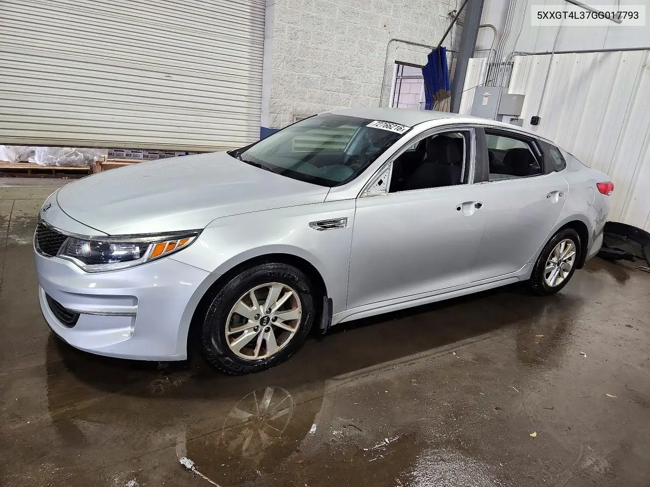 5XXGT4L37GG017793 Kia Optima 2016 — повреждение Вандализм, фото до ремонта