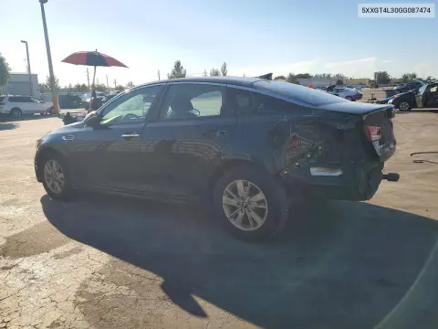 2016 Kia Optima Lx VIN 5XXGT4L30GG087474 фото 2