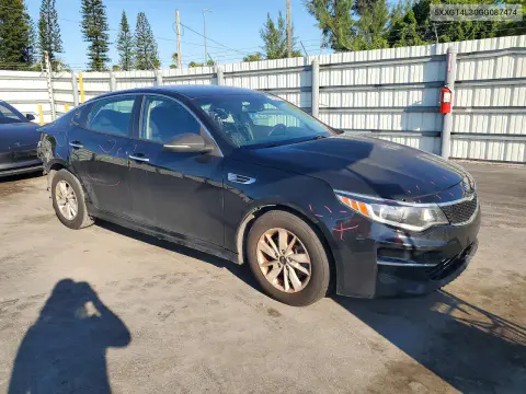 2016 Kia Optima Lx VIN 5XXGT4L30GG087474 фото 4