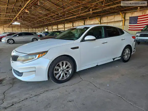 5XXGT4L31GG014095 Kia Optima 2016 — повреждение Передняя часть, фото до ремонта