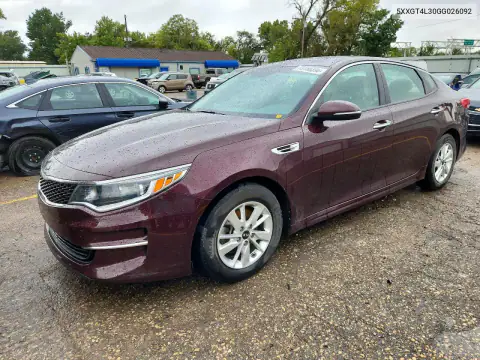 5XXGT4L30GG026092 Kia Optima 2016 — повреждение Естественный износ, фото до ремонта