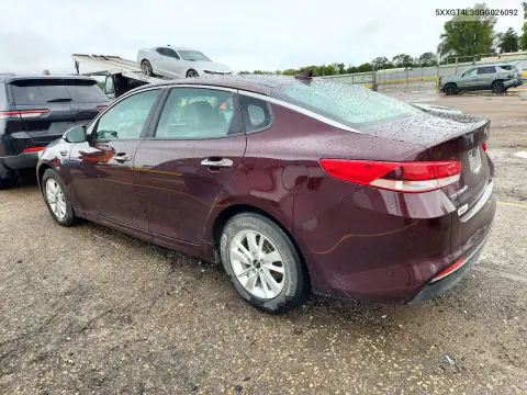 5XXGT4L30GG026092 — 2016 Kia Optima, фото 2 с аукциона Copart 19.10.2026, Естественный износ