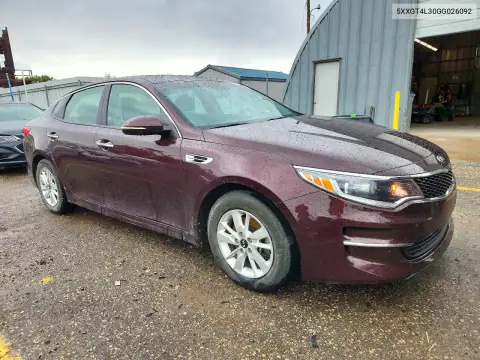 5XXGT4L30GG026092 — 2016 Kia Optima, фото 4 с аукциона Copart 19.10.2026, Естественный износ