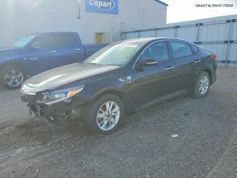 KNAGT4L39H5173000 — 2017 Kia Optima, Передняя часть, фото до ремонта