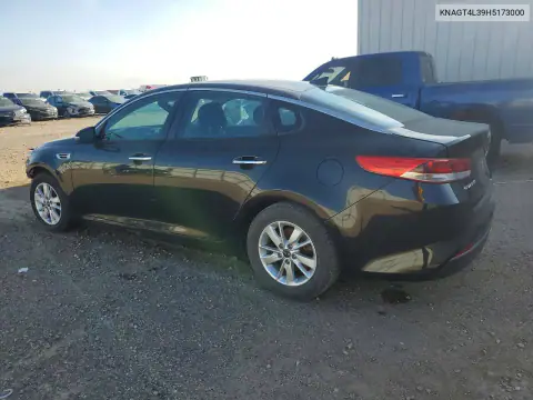 KNAGT4L39H5173000 — 2017 Kia Optima, фото 2 с аукциона Copart 15.10.2026, Передняя часть