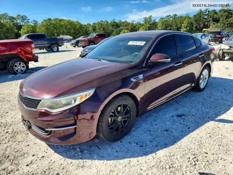 5XXGT4L36HG129745 — 2017 Kia Optima, Задняя часть, фото до ремонта