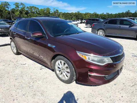 2017 Kia Optima Lx VIN 5XXGT4L36HG129745 фото 4