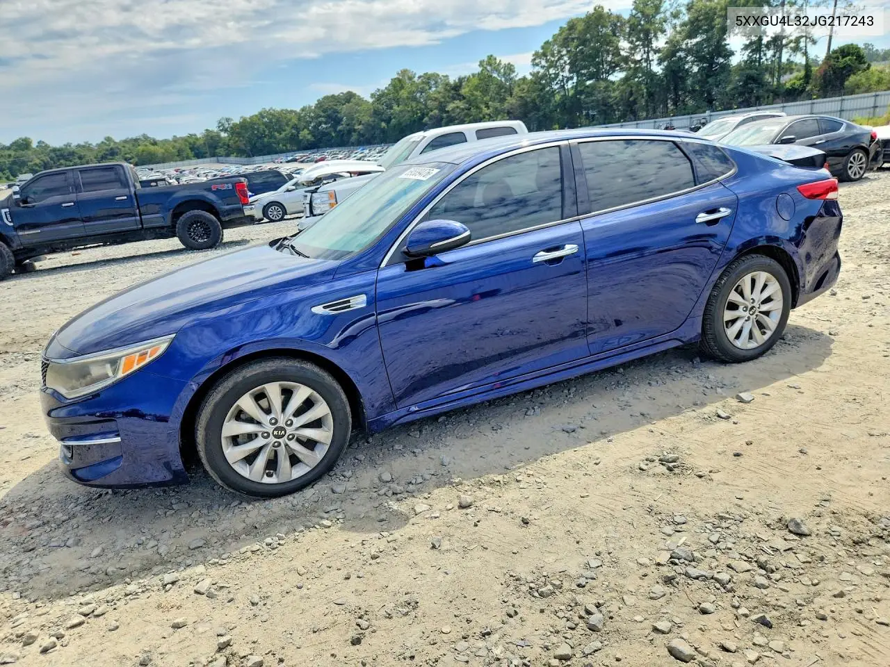 2018 Kia Optima Ex VIN 5XXGU4L32JG217243 фото 1