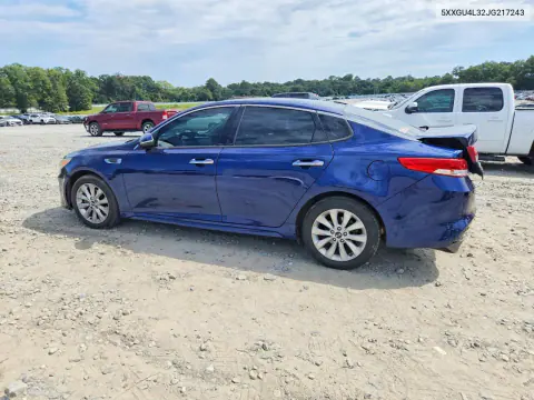 2018 Kia Optima Ex VIN 5XXGU4L32JG217243 фото 2