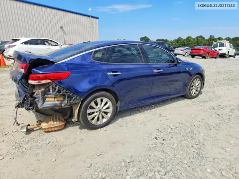 2018 Kia Optima Ex VIN 5XXGU4L32JG217243 фото 3