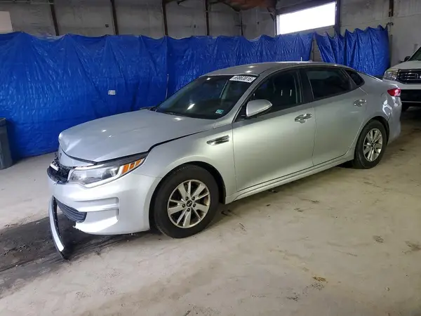 5XXGT4L35JG235240 — 2018 Kia Optima, Передняя часть (Front End), фото до ремонта