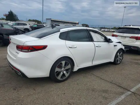 5XXGW4L24JG221781 — 2018 Kia Optima, фото 3 с аукциона Copart, Передняя часть