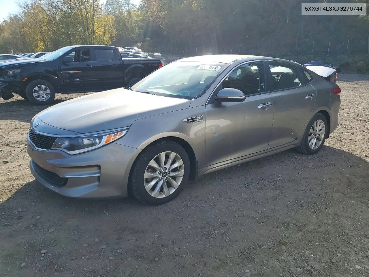 5XXGT4L3XJG270744 Kia Optima 2018 — повреждение Верхняя часть / Крыша, фото до ремонта