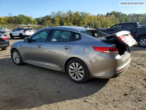 5XXGT4L3XJG270744 — 2018 Kia Optima, фото 2 с аукциона Copart, Верхняя часть / Крыша