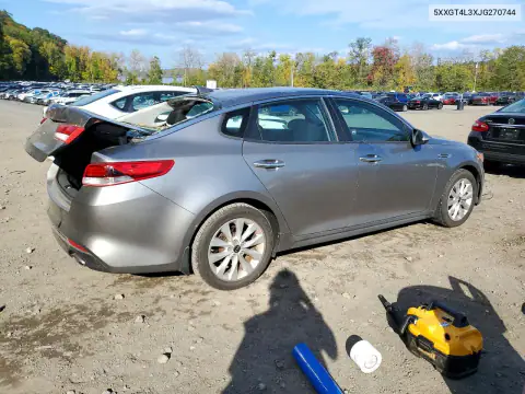 5XXGT4L3XJG270744 — 2018 Kia Optima, фото 3 с аукциона Copart, Верхняя часть / Крыша