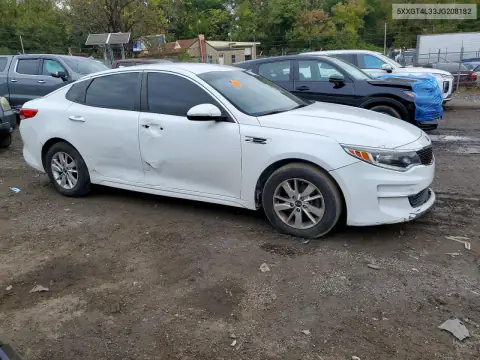5XXGT4L33JG208182 — 2018 Kia Optima, фото 4 с аукциона Copart, Вандализм
