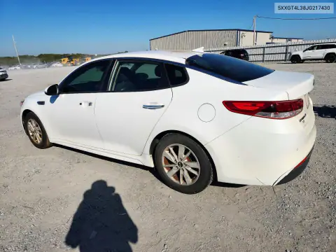 5XXGT4L38JG217430 — 2018 Kia Optima, фото 2 с аукциона Copart, Вандализм