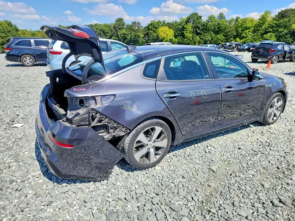5XXGT4L38KG318727 — 2019 Kia Optima, фото 3 с аукциона Copart, Задняя часть