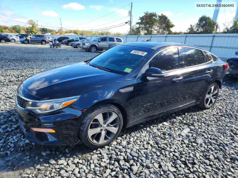 5XXGT4L3XKG360493 — 2019 Kia Optima, Задняя часть, фото до ремонта