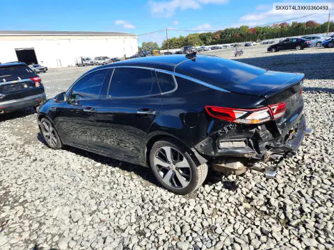 2019 Kia Optima S VIN 5XXGT4L3XKG360493 фото 2