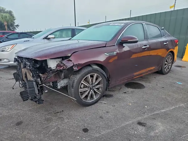 5XXGT4L38KG369550 — 2019 Kia Optima, Передняя часть (Front End), фото до ремонта