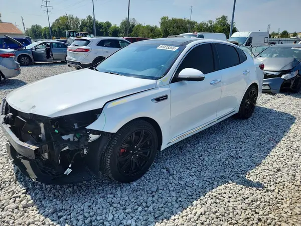 5XXGV4L29KG332590 — 2019 Kia Optima, Передняя часть (Front End), фото до ремонта