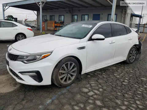 5XXGU4L13KG338654 — 2019 Kia Optima, Задняя часть, фото до ремонта