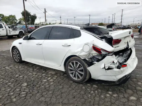 2019 Kia Optima Ex VIN 5XXGU4L13KG338654 фото 2