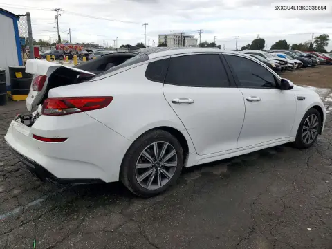 2019 Kia Optima Ex VIN 5XXGU4L13KG338654 фото 3