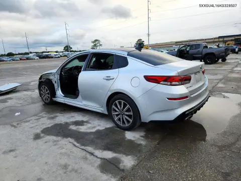 2019 Kia Optima Ex VIN 5XXGU4L16KG328507 фото 2