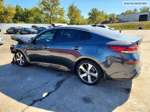 2019 Kia Optima S VIN 5XXGT4L39KG375891 фото 2