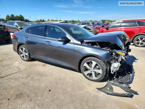2019 Kia Optima S VIN 5XXGT4L39KG375891 фото 4