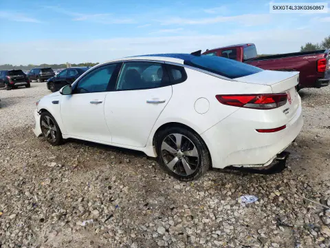 2019 Kia Optima S VIN 5XXGT4L33KG360867 фото 2