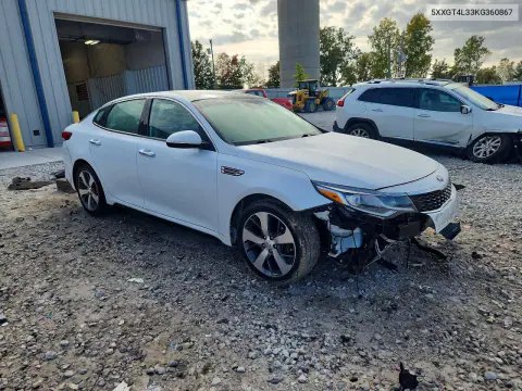 2019 Kia Optima S VIN 5XXGT4L33KG360867 фото 4