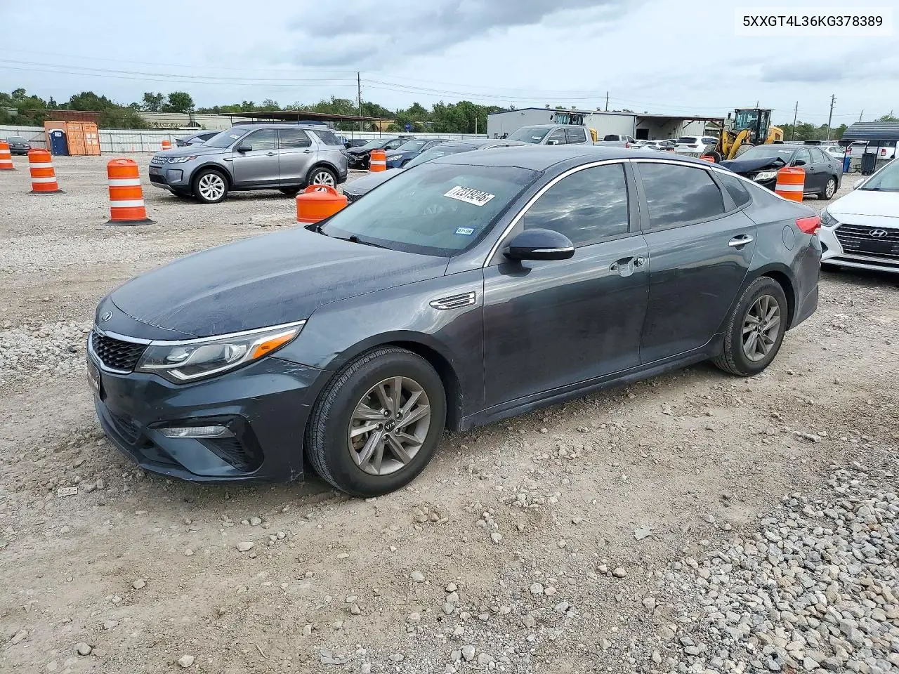 2019 Kia Optima Lx VIN 5XXGT4L36KG378389 фото 1