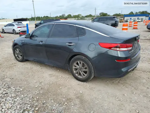 2019 Kia Optima Lx VIN 5XXGT4L36KG378389 фото 2