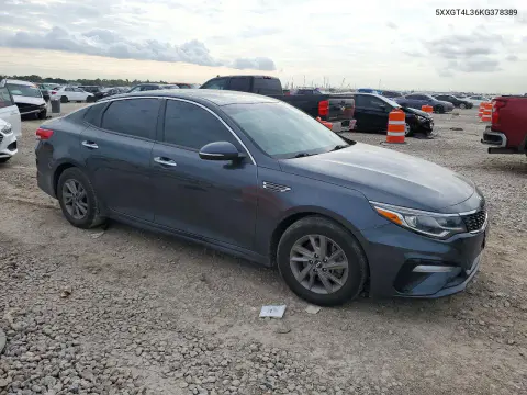 2019 Kia Optima Lx VIN 5XXGT4L36KG378389 фото 4