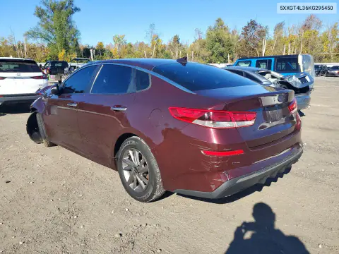 2019 Kia Optima Lx VIN 5XXGT4L36KG295450 фото 2
