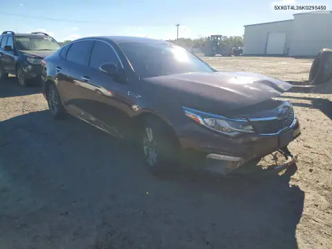 2019 Kia Optima Lx VIN 5XXGT4L36KG295450 фото 4