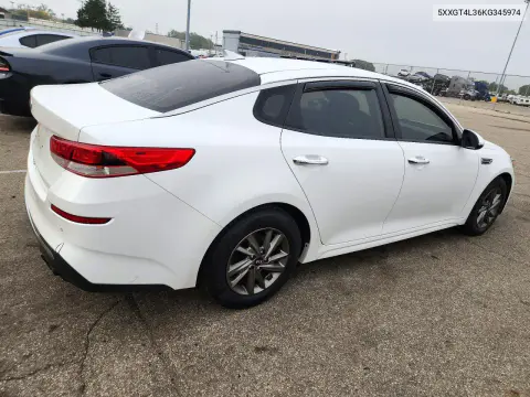 2019 Kia Optima Lx VIN 5XXGT4L36KG345974 фото 3