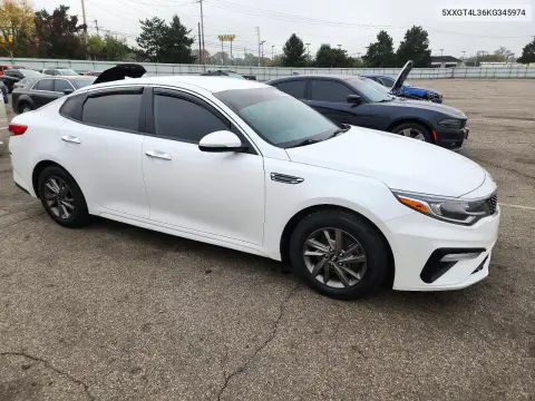 2019 Kia Optima Lx VIN 5XXGT4L36KG345974 фото 4
