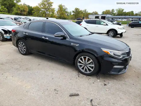 5XXGU4L11KG332139 — 2019 Kia Optima, фото 4 с аукциона Copart 20.10.2026, Передняя часть