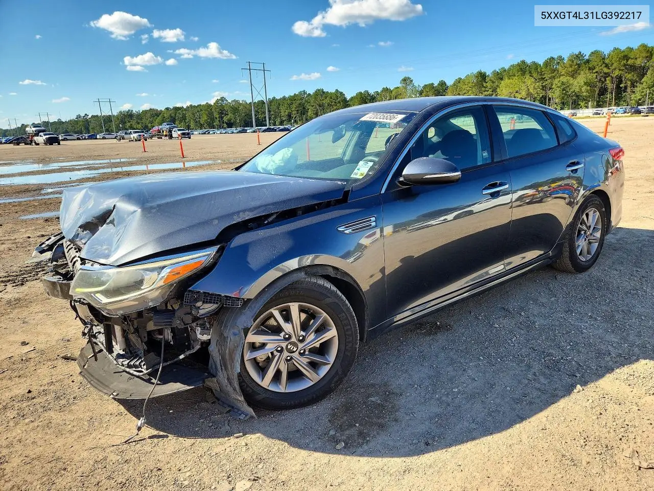 2020 Kia Optima Lx VIN 5XXGT4L31LG392217 фото 1