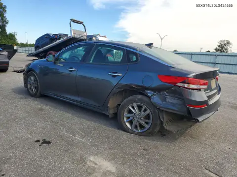 2020 Kia Optima Lx VIN 5XXGT4L30LG424655 фото 2