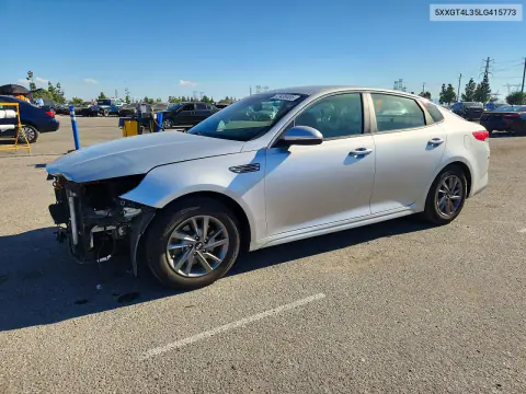 5XXGT4L35LG415773 — 2020 Kia Optima, Передняя часть, фото до ремонта