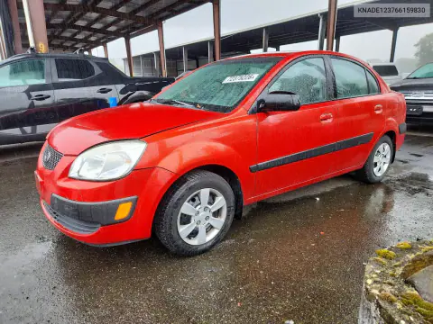 KNADE123766159830 — 2006 Kia Rio, Передняя часть, фото до ремонта