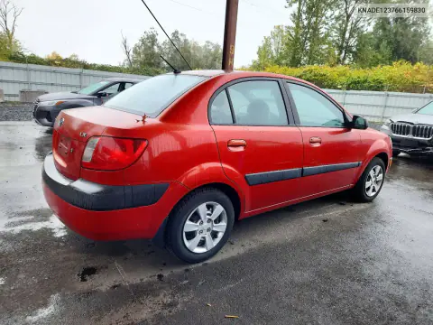 2006 Kia Rio Base VIN KNADE123766159830 фото 3
